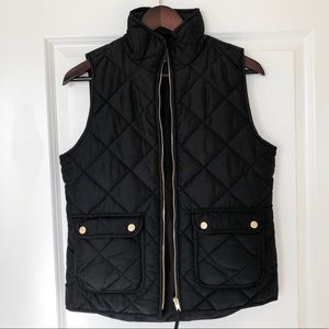 Quilted Zip Puffer Vest